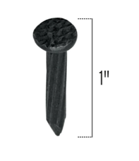 Clavos para Concreto Negro (Bolsa de 1 kg)